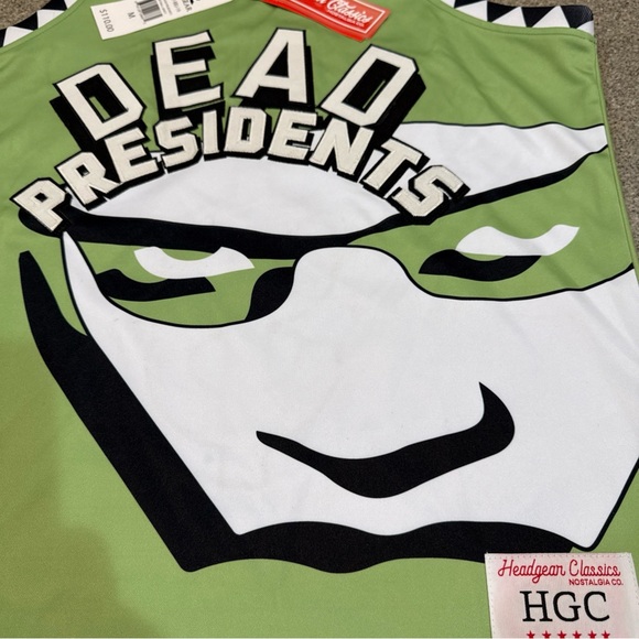 Headgear Classics - Dead Presidents Movie Basketball Jersey, White, Size M, NWT! - Picture 4 of 6
